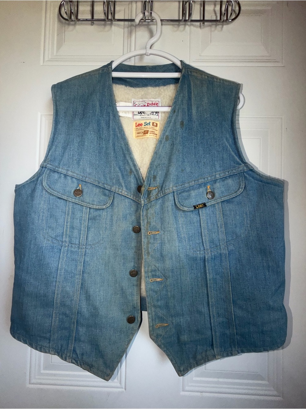 Vintage 70s Lee storm rider men’s Sherpa